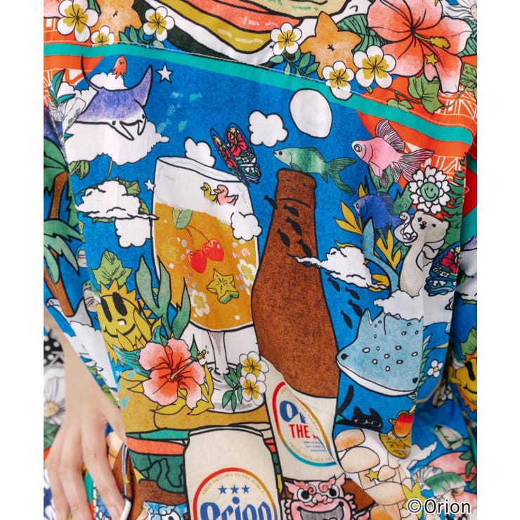 orion×ScoLar スカーフ柄シャツ | ScoLar | 詳細画像7 