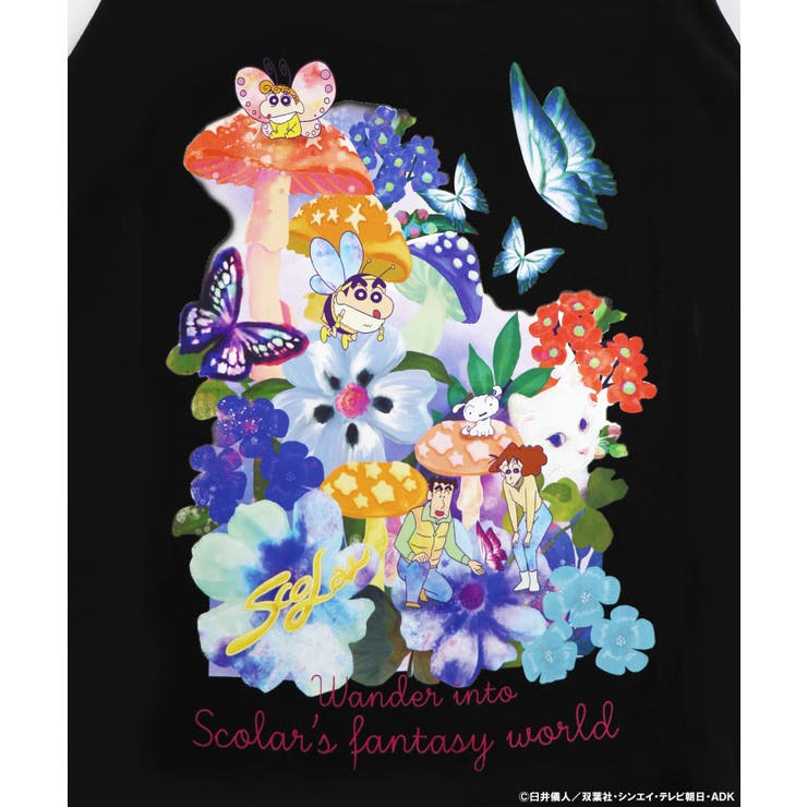 クレヨンしんちゃん×ScoLar メルヘン花柄チュニック | ScoLar | 詳細画像10 