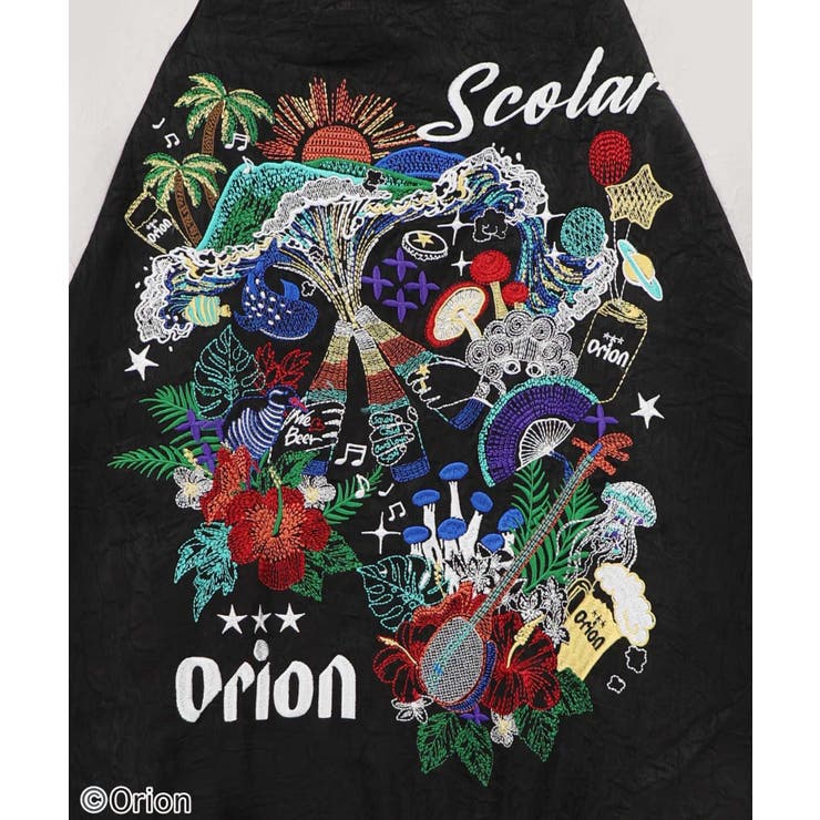 orion×ScoLar リゾートフェス刺繍スカジャン | ScoLar | 詳細画像21 