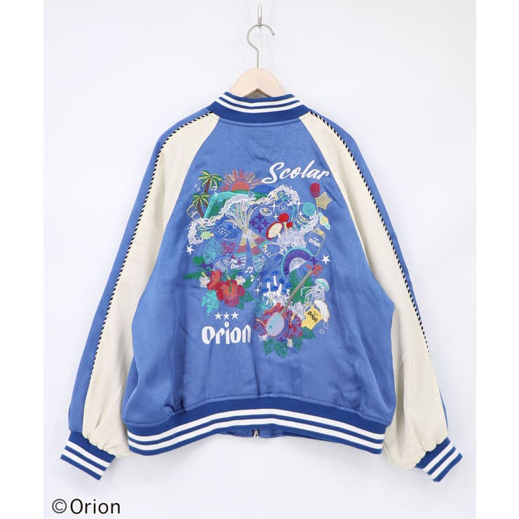 orion×ScoLar リゾートフェス刺繍スカジャン | ScoLar | 詳細画像24 