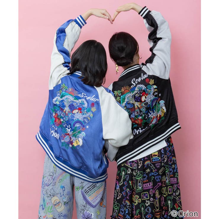 orion×ScoLar リゾートフェス刺繍スカジャン | ScoLar | 詳細画像2 