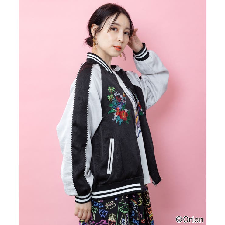 orion×ScoLar リゾートフェス刺繍スカジャン | ScoLar | 詳細画像16 