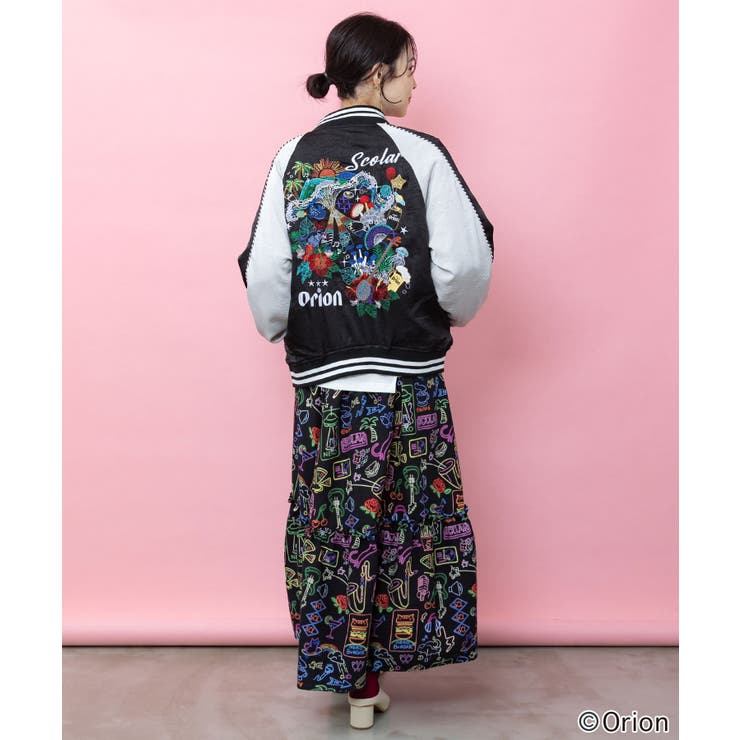 orion×ScoLar リゾートフェス刺繍スカジャン | ScoLar | 詳細画像17 