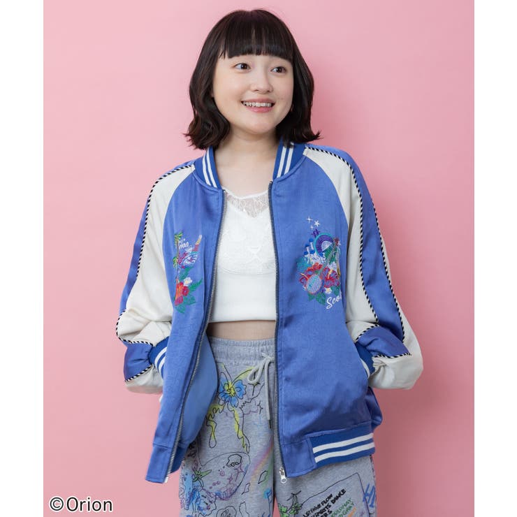 orion×ScoLar リゾートフェス刺繍スカジャン | ScoLar | 詳細画像6 