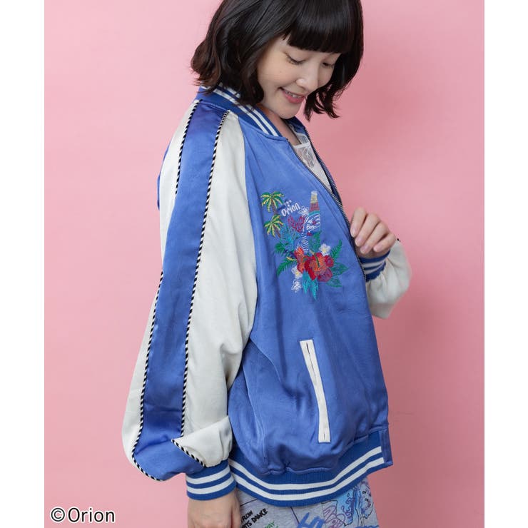 orion×ScoLar リゾートフェス刺繍スカジャン | ScoLar | 詳細画像9 