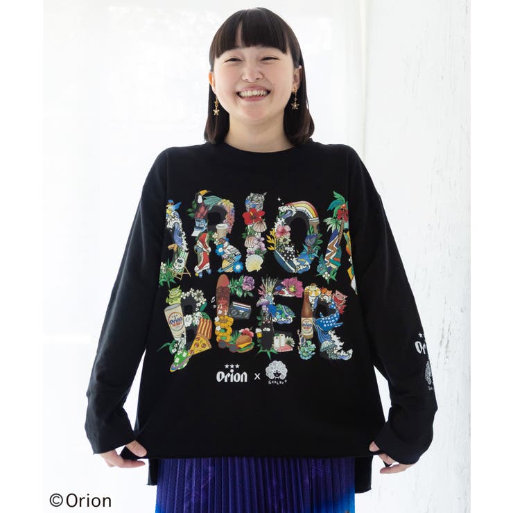 ブラック | orion×ScoLar ISLAND STORY Tシャツ | ScoLar