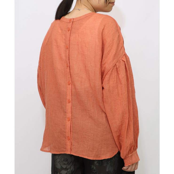 パリ柄ガーゼ 2WAYシャツプルオーバー | ScoLar | 詳細画像25 