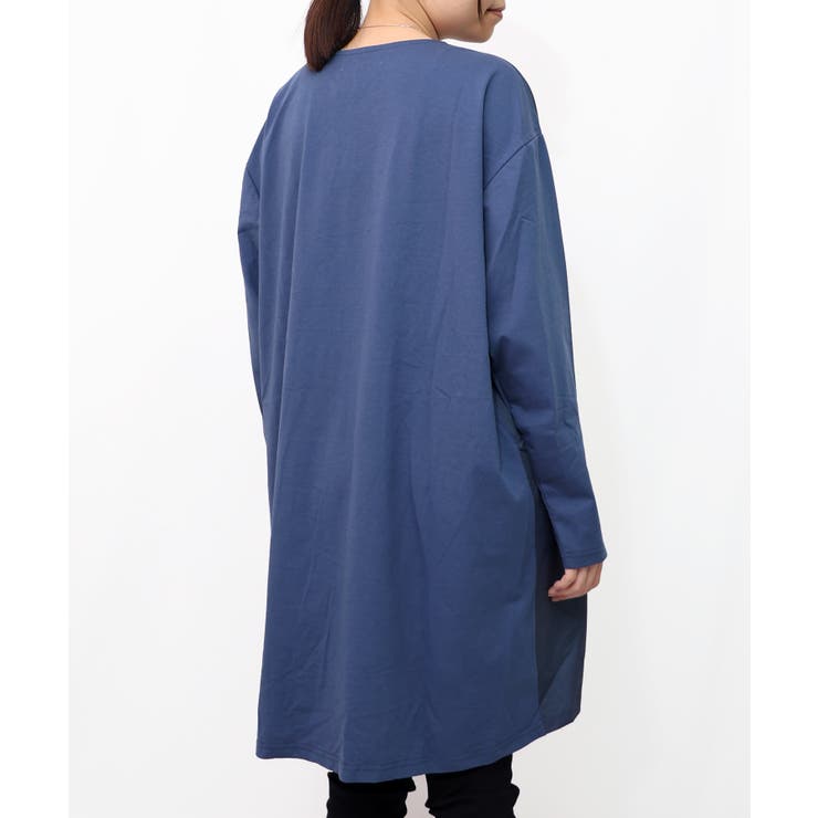 花蝶コラージュ柄ワンピース | ScoLar | 詳細画像14 