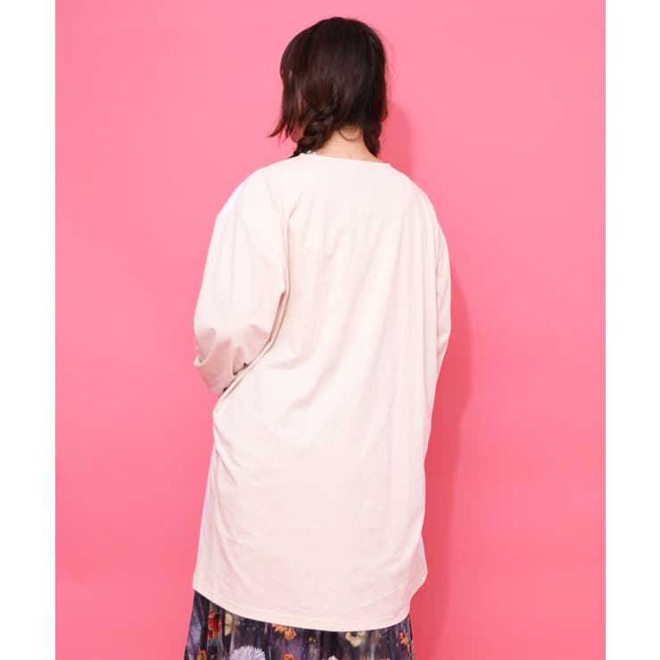 花蝶コラージュ柄ワンピース | ScoLar | 詳細画像4 