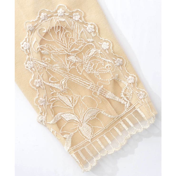 バイオリンとピアノレース切替ワンピース | ScoLar | 詳細画像10 