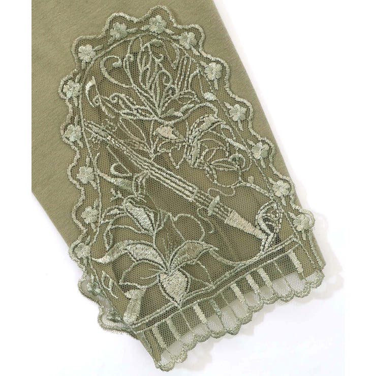 バイオリンとピアノレース切替ワンピース | ScoLar | 詳細画像12 