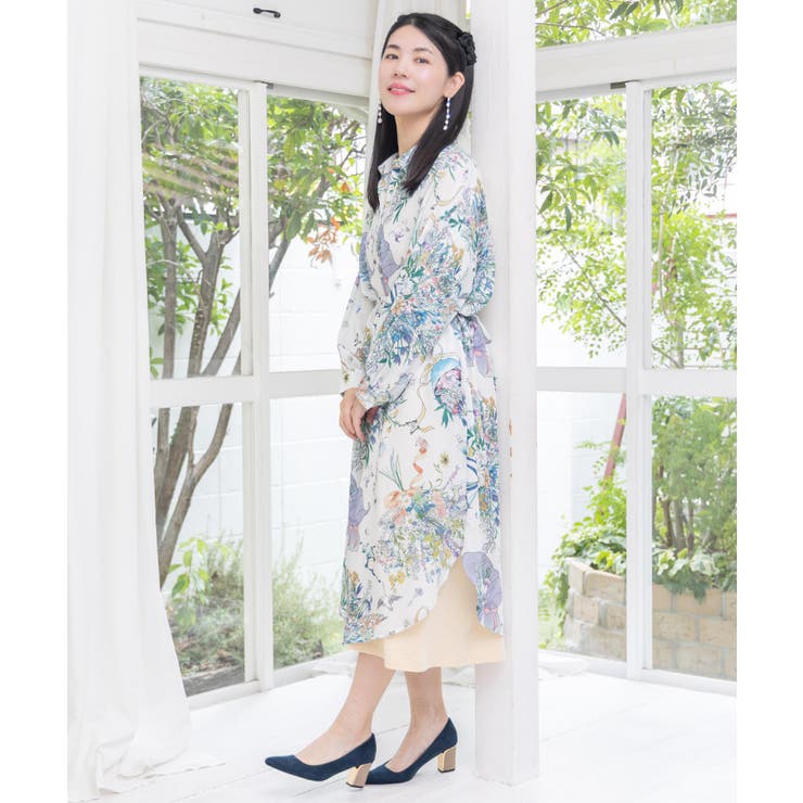 バイオリンとピアノレース切替ワンピース | ScoLar | 詳細画像8 