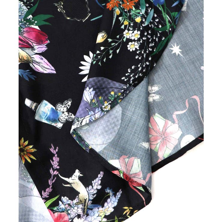 星座と花束柄シャツワンピース | ScoLar | 詳細画像24 