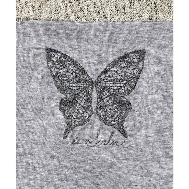 蝶々の異素材切替カーディガン | ScoLar | 詳細画像11 