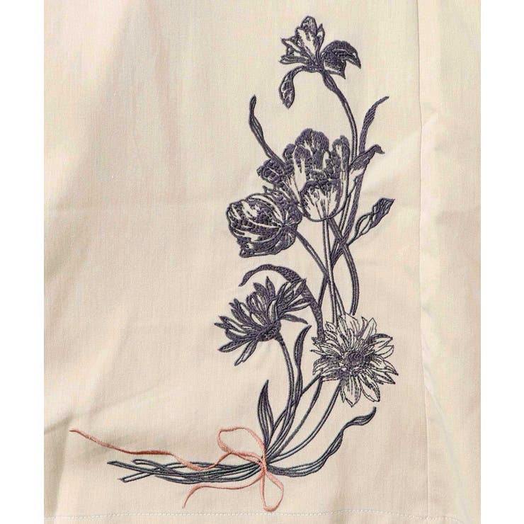 レース×チェック柄 異素材切替パンツ | ScoLar | 詳細画像24 