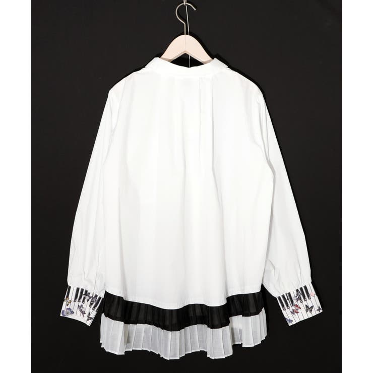 鍵盤柄切替シャツ | ScoLar | 詳細画像18 