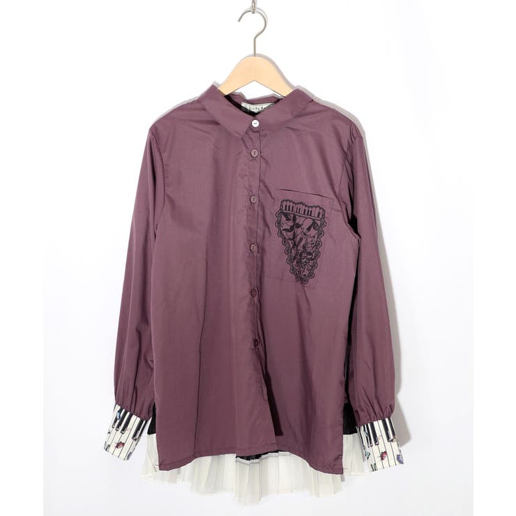 鍵盤柄切替シャツ | ScoLar | 詳細画像22 