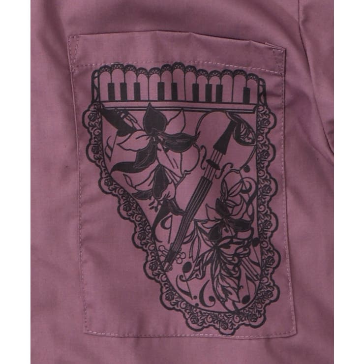 鍵盤柄切替シャツ | ScoLar | 詳細画像24 