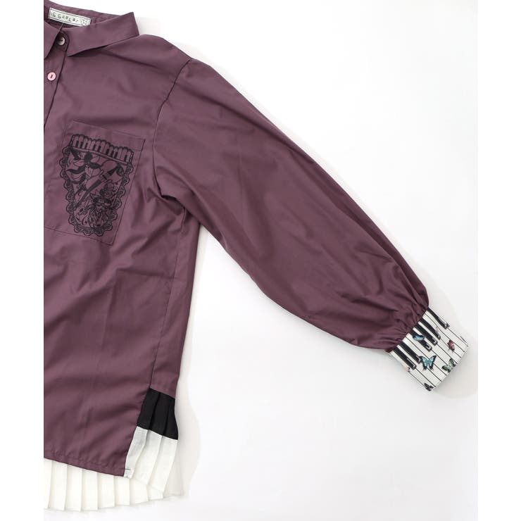 鍵盤柄切替シャツ | ScoLar | 詳細画像26 