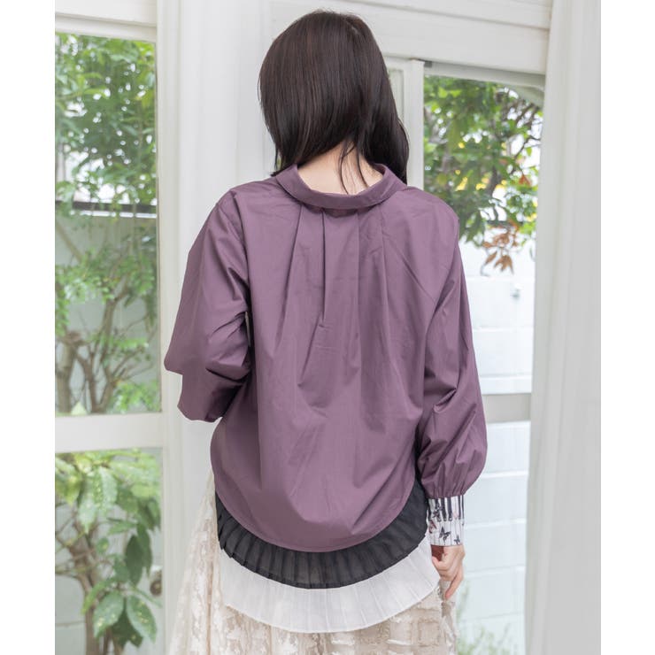 鍵盤柄切替シャツ | ScoLar | 詳細画像4 