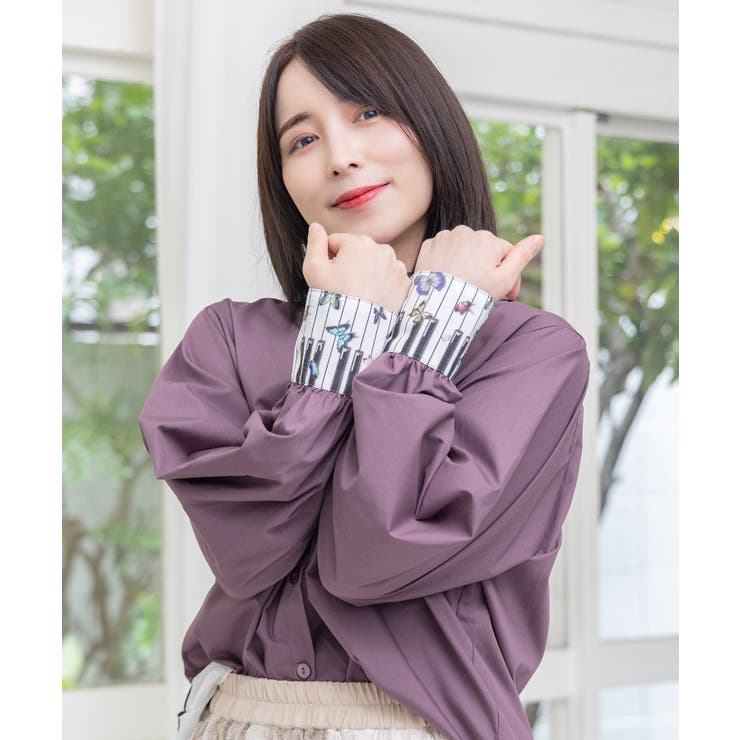 鍵盤柄切替シャツ | ScoLar | 詳細画像7 