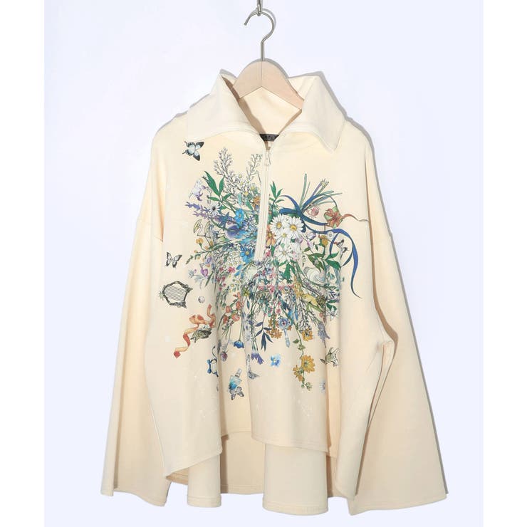 花束のダンボールニットプルオーバー | ScoLar | 詳細画像7 