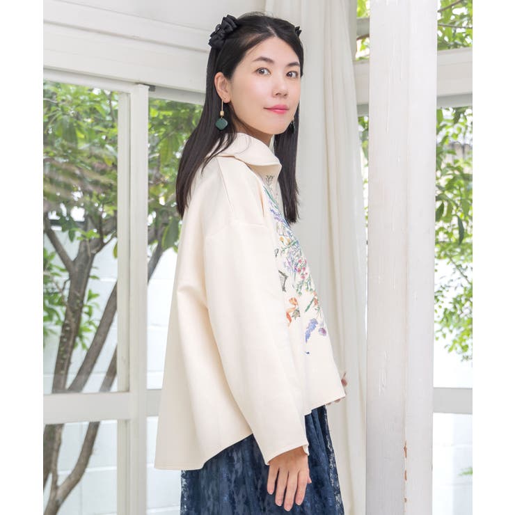 花束のダンボールニットプルオーバー | ScoLar | 詳細画像3 