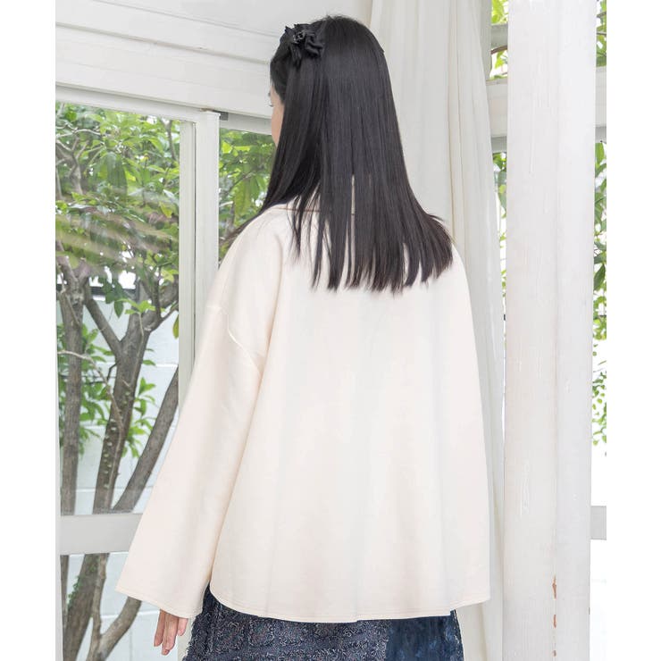 花束のダンボールニットプルオーバー | ScoLar | 詳細画像4 