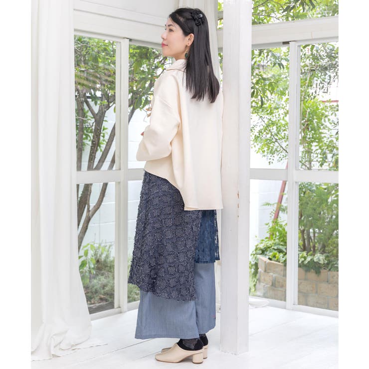 花束のダンボールニットプルオーバー | ScoLar | 詳細画像5 