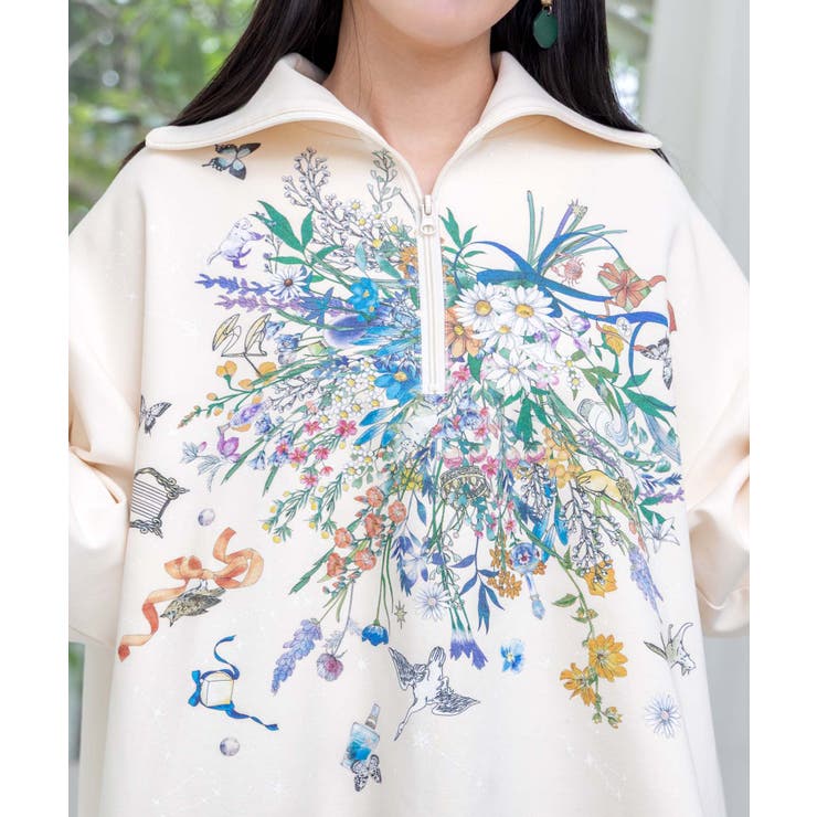 花束のダンボールニットプルオーバー | ScoLar | 詳細画像6 