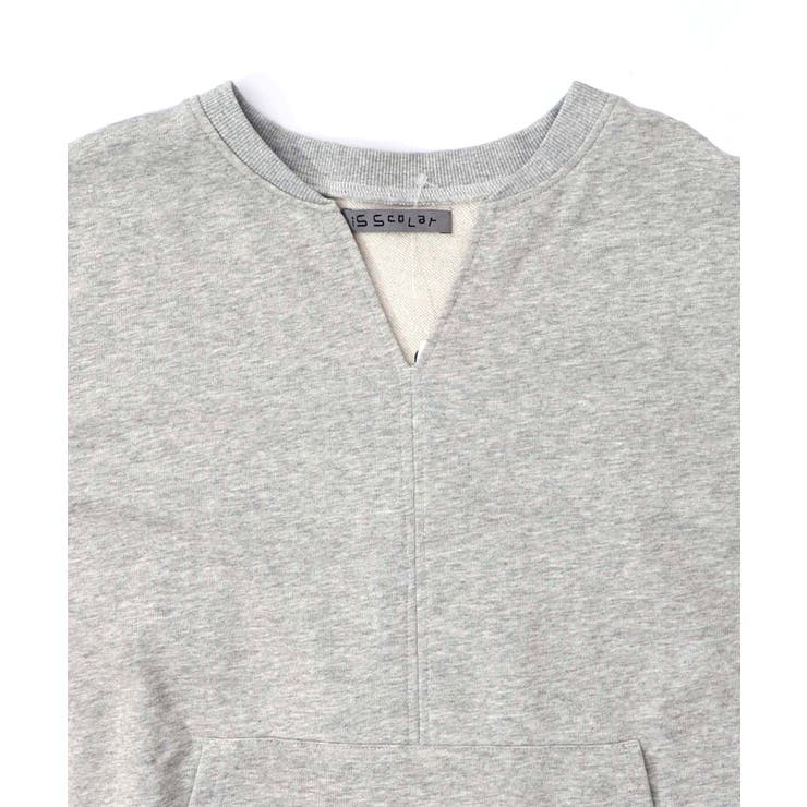 パッチワーク風柄 異素材切替ワンピース | ScoLar | 詳細画像14 