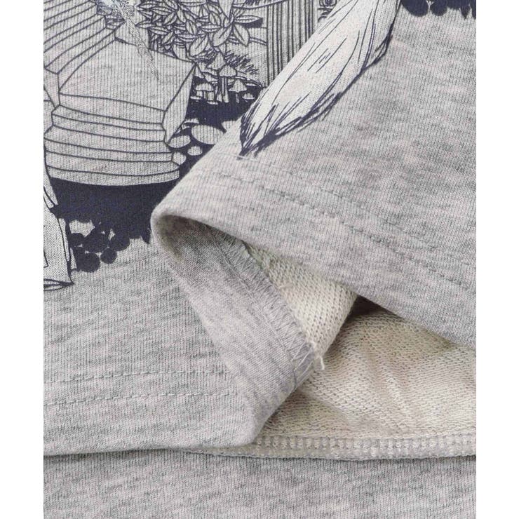 フリンジシフォン切替裏毛プルオーバー | ScoLar | 詳細画像14 