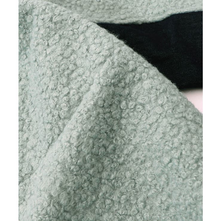 花蝶刺繍デニム×プードルボア 切替ジャケット | ScoLar | 詳細画像20 