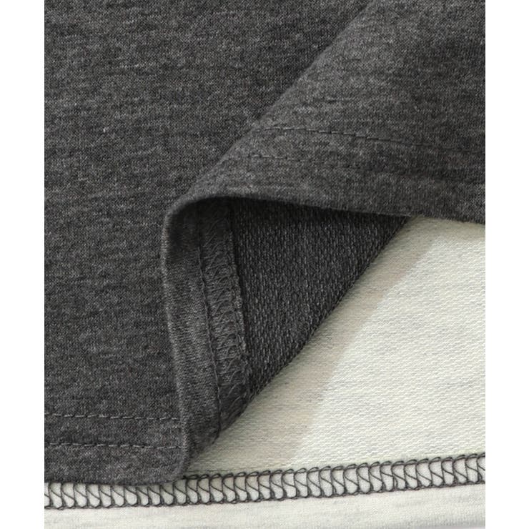 花柄×無地バイカラー裏毛ワンピース | ScoLar | 詳細画像15 