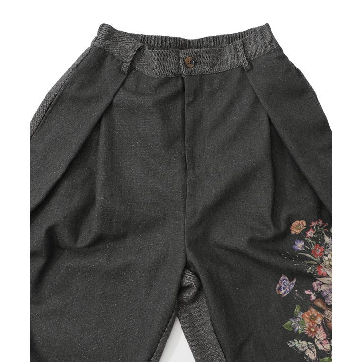 花柄裾グラデラメツイード×裏地パンツ | ScoLar | 詳細画像12 
