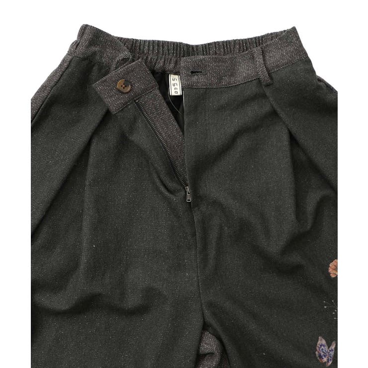 花柄裾グラデラメツイード×裏地パンツ | ScoLar | 詳細画像13 