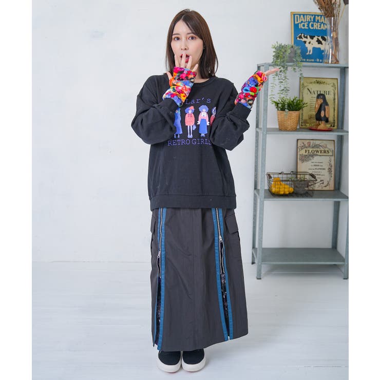 雪の結晶×星座×楽器柄 2wayカーゴスカート | ScoLar | 詳細画像14 