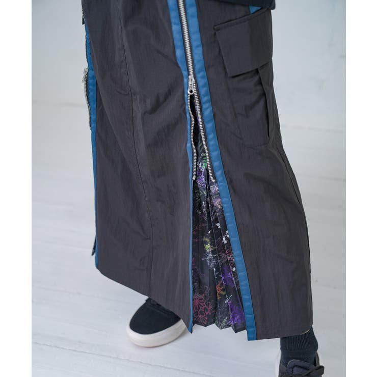 雪の結晶×星座×楽器柄 2wayカーゴスカート | ScoLar | 詳細画像15 