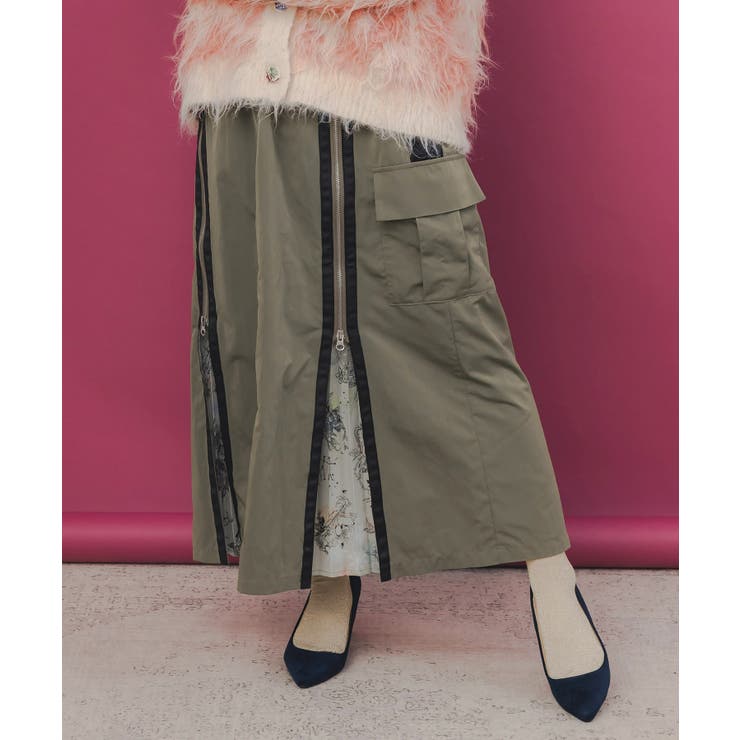 雪の結晶×星座×楽器柄 2wayカーゴスカート | ScoLar | 詳細画像2 