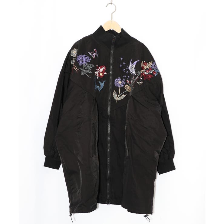 リボン×花刺繍ドルマンスリーブブルゾン | ScoLar | 詳細画像9 