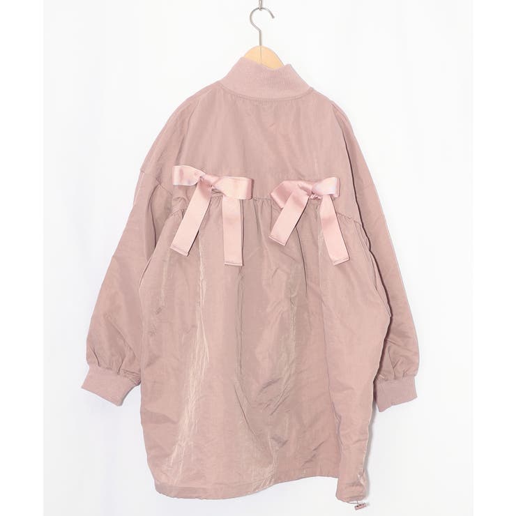 リボン×花刺繍ドルマンスリーブブルゾン | ScoLar | 詳細画像12 