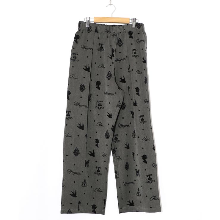 アンティーク調フロッキープリントパンツ | ScoLar | 詳細画像7 