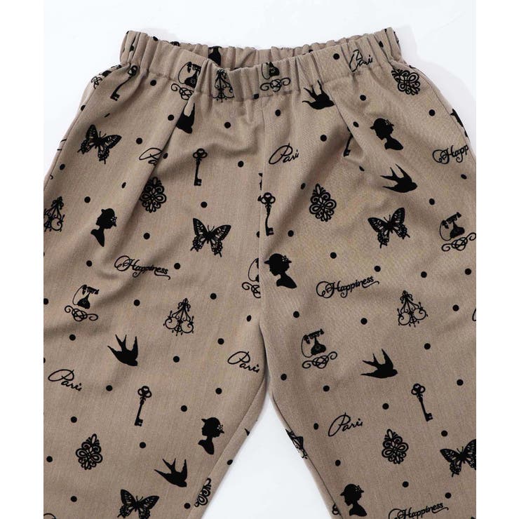 アンティーク調フロッキープリントパンツ | ScoLar | 詳細画像12 