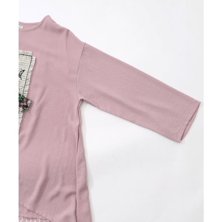 ラメツイード女の子アップリケプルオーバー | ScoLar | 詳細画像17 