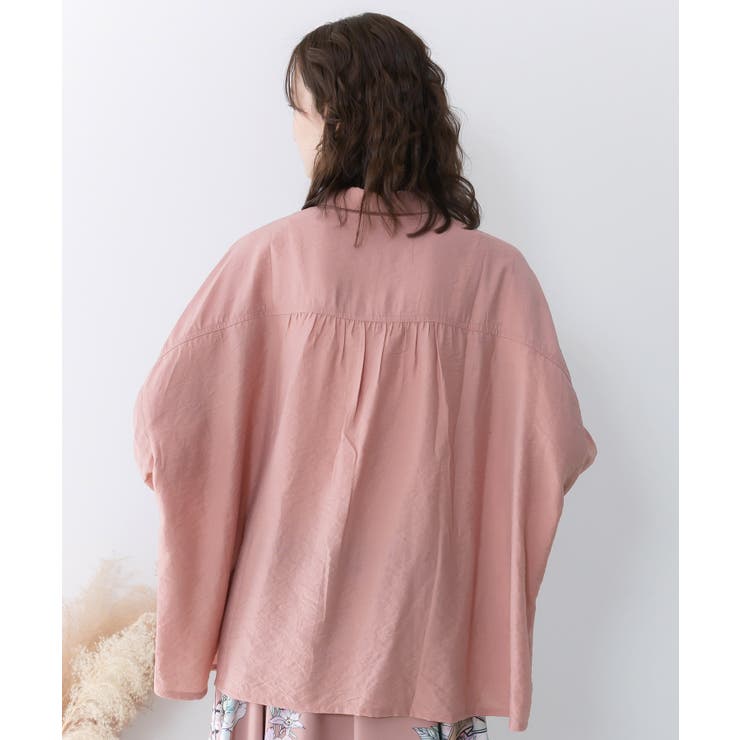 花柄布帛シャツ | ScoLar | 詳細画像5 