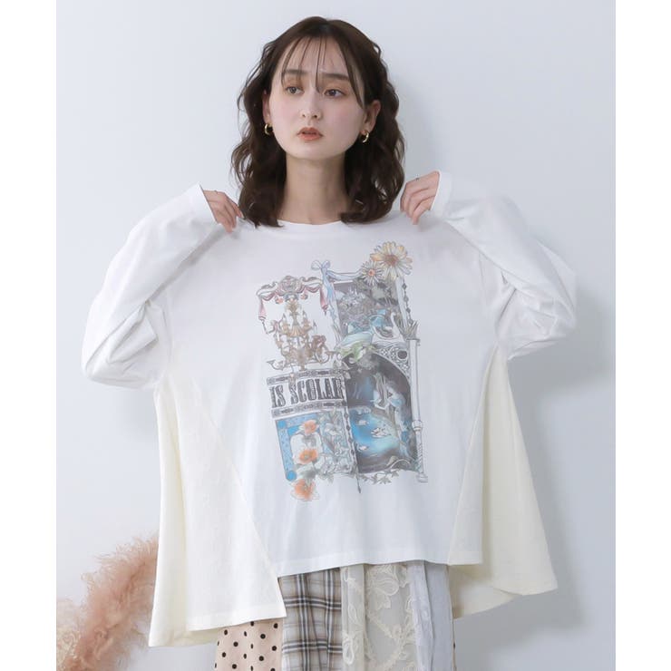 アンティークプリント柄チュニック | ScoLar | 詳細画像2 