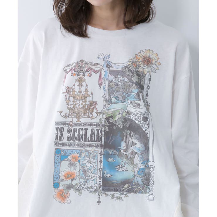 アンティークプリント柄チュニック | ScoLar | 詳細画像6 