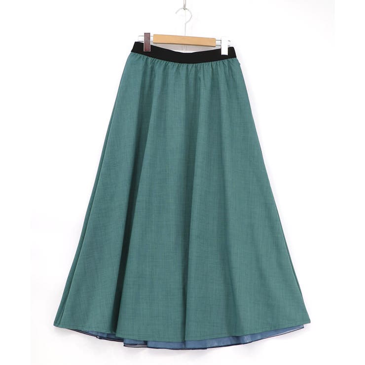 ゴシック柄チュール重ねリバーシブルスカート | ScoLar | 詳細画像12 