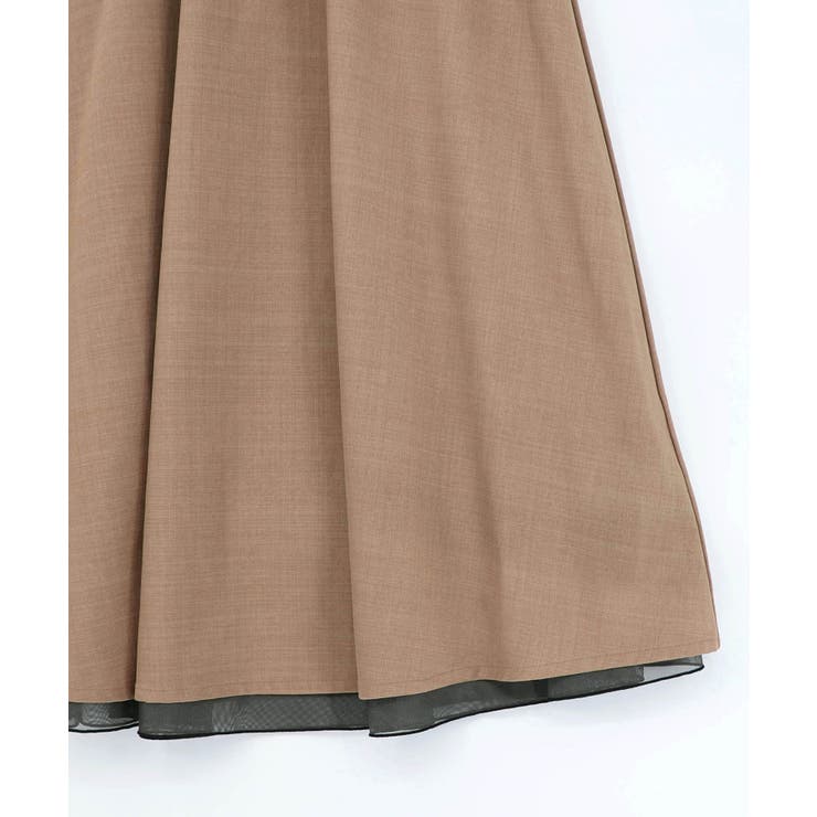 ゴシック柄チュール重ねリバーシブルスカート | ScoLar | 詳細画像22 