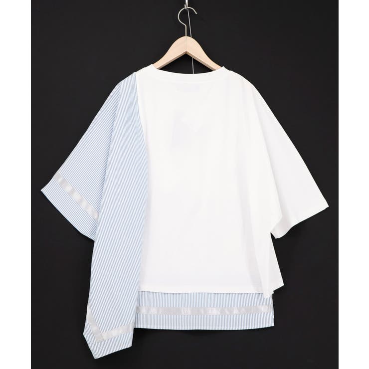 ラメ入りアンティーク柄アシメ異素材切替PO | ScoLar | 詳細画像10 